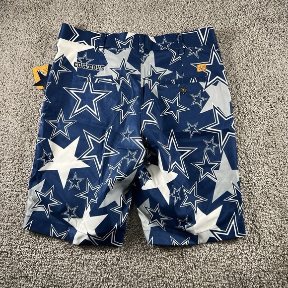 Dallas Cowboys Loudmouth Shorts Mens 32 Football NFL Preppy Team‎ Logo AOP NWT - Picture 13 of 15